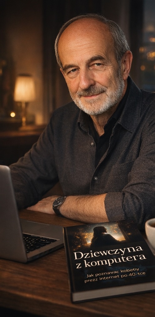 Bogdan Haehne przy biurku